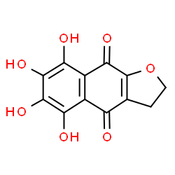 2,3-Dihydro-5,6,7,8-tetrahydroxynaphtho[2,3-b]furan-4,9-dione structure