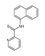 N-(naphthalen-1-yl)pyridine-2-carbothioamide结构式
