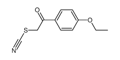 1-(4-ethoxy-phenyl)-2-thiocyanato-ethanone Structure