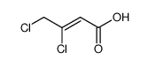 (Z)-3,4-Dichloro-2-butenoic acid structure