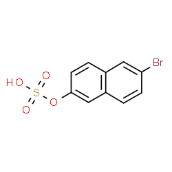 6-bromo-2-naphthyl sulfate Structure