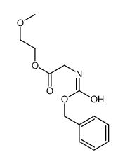 2-methoxyethyl 2-(phenylmethoxycarbonylamino)acetate结构式