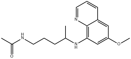 N-{4-[(6-methoxyquinolin-8-yl)amino]pentyl}acetamide Structure