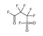 2,2,3,3-tetrafluoro-3-fluorosulfonylpropanoyl fluoride Structure