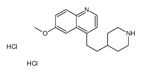 6-methoxy-4-(2-piperidin-4-ylethyl)quinoline,dihydrochloride Structure