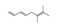 6,7-dimethyl-1,3,6-octatriene Structure