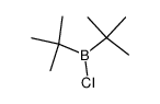 chlorodi(tert-butyl)borane Structure