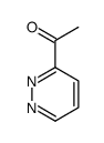 1-(3-Pyridazinyl)ethanone结构式