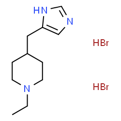 1-ETHYL-4-(1H-IMIDAZOL-4-YLMETHYL)-PIPERIDINE 2HBR structure
