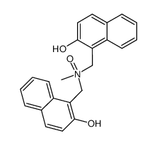 N,N-bis-(2-hydroxy-1-naphthylmethyl)methylamine N-oxide Structure