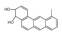 (3R,4R)-11-methyl-3,4-dihydrobenzo[a]anthracene-3,4-diol Structure
