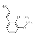 1,2-dimethoxy-3-prop-1-enyl-benzene structure