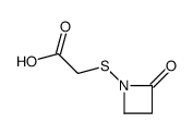 2-(2-oxoazetidin-1-yl)sulfanylacetic acid Structure