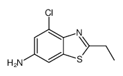 6-Benzothiazolamine,4-chloro-2-ethyl-(9CI) structure