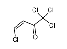 1,1,1,4-tetrachloro-but-3-en-2-one Structure