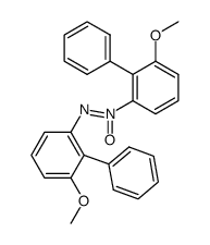 6,6'-dimethoxy-2,2'-azoxybiphenyl结构式