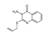 3-amino-2-prop-2-enylsulfanylquinazolin-4-one Structure