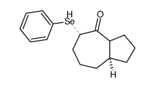 (8aS)-5-(phenylselanyl)octahydroazulen-4(1H)-one结构式