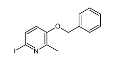 3-(Benzyloxy)-6-iodo-2-methylpyridine Structure