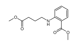 N-(3-methoxycarbonyl-propyl)-anthranilic acid methyl ester Structure