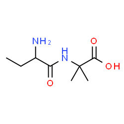 Isobutyric acid,-alpha--(-alpha--aminobutyrylamino)- (3CI) structure