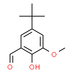5-TERT-BUTYL-2-HYDROXY-3-METHOXY-BENZALDEHYDE Structure