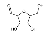 3,4-dihydroxy-5-hydroxymethyl-tetrahydro-furan-2-carbaldehyde Structure