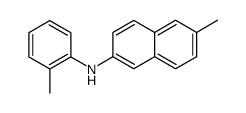 (6-methyl-[2]naphthyl)-o-tolyl-amine Structure