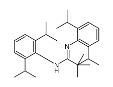 N,N'-bis[2,6-di(propan-2-yl)phenyl]-2,2-dimethylpropanimidamide结构式