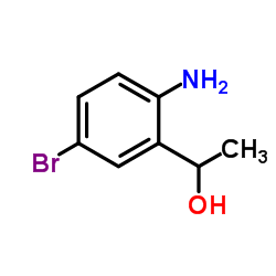 1-(2-Amino-5-bromophenyl)ethanol结构式