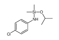 4-chloro-N-[dimethyl(propan-2-yloxy)silyl]aniline Structure