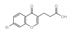 6-BROMOCHROMONE-3-PROPIONIC ACID structure