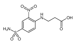 3-[(phenylthio)methyl]-2-furoic acid structure