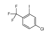 4-chloro-2-iodo-1-(trifluoromethyl)benzene Structure