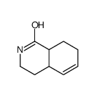 (4aR,8aR)-3,4,4a,7,8,8a-hexahydro-2H-isoquinolin-1-one结构式