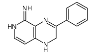 3-phenyl-1,2-dihydropyrido[3,4-b]pyrazin-5-amine结构式