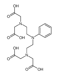2-[2-[N-[2-[bis(carboxymethyl)amino]ethyl]anilino]ethyl-(carboxymethyl)amino]acetic acid结构式