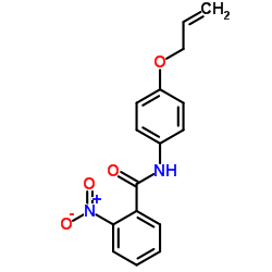 N-[4-(Allyloxy)phenyl]-2-nitrobenzamide Structure