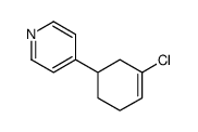 4-(3-chlorocyclohex-3-en-1-yl)pyridine结构式