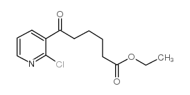 ETHYL 6-(2-CHLORO-3-PYRIDYL)-6-OXOHEXANOATE结构式