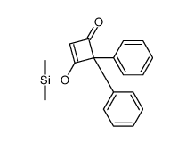 4,4-diphenyl-3-trimethylsilyloxycyclobut-2-en-1-one Structure