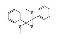 2,3-bis(methylsulfanyl)-2,3-diphenylthiirane Structure