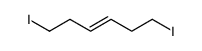 1,6-diiodohex-3-ene Structure