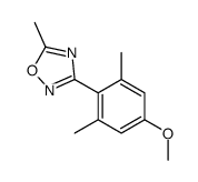 3-(4-methoxy-2,6-dimethylphenyl)-5-methyl-1,2,4-oxadiazole结构式