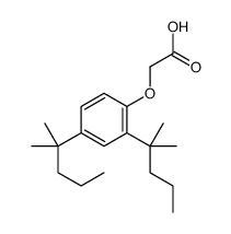 2-[2,4-bis(2-methylpentan-2-yl)phenoxy]acetic acid Structure