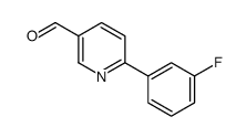 6-(3-氟苯基)-3-吡啶甲醛结构式