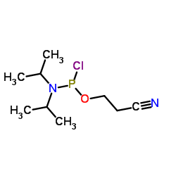 2-Cyanoethyl diisopropylamidochlorophosphite structure