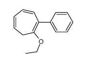 1-ethoxy-2-phenylcyclohepta-1,3,5-triene Structure