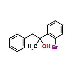 2-(2-Bromophenyl)-1-phenyl-2-propanol结构式