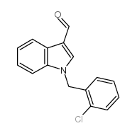 1-(2-CHLORO-BENZYL)-1H-INDOLE-3-CARBALDEHYDE Structure